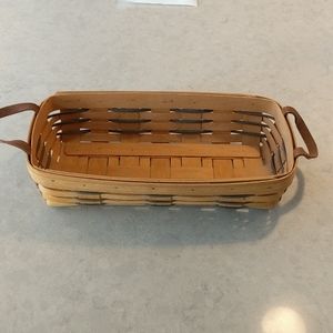 Longaberger bread basket.
